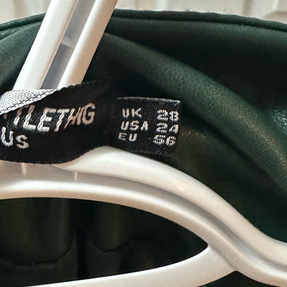 Faux Leather Oversized Blazer - Picture 3 of 3